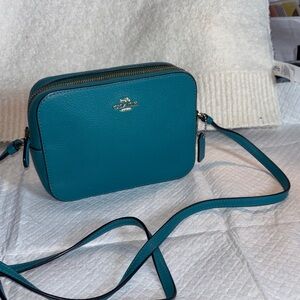 Coach Teal Crossbody BagAzul